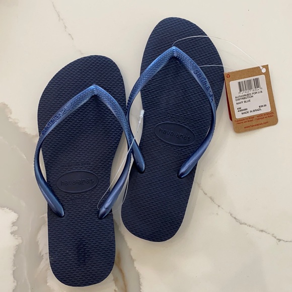Havaianas Shoes - HAVAIANAS- navy blue, made in BRAZIL